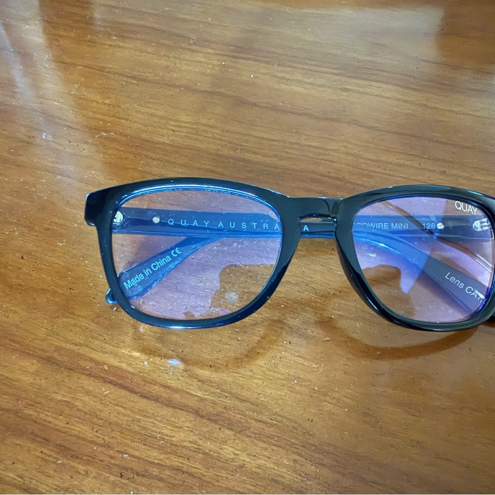 Quay Australia Sapphire Blue Glasses